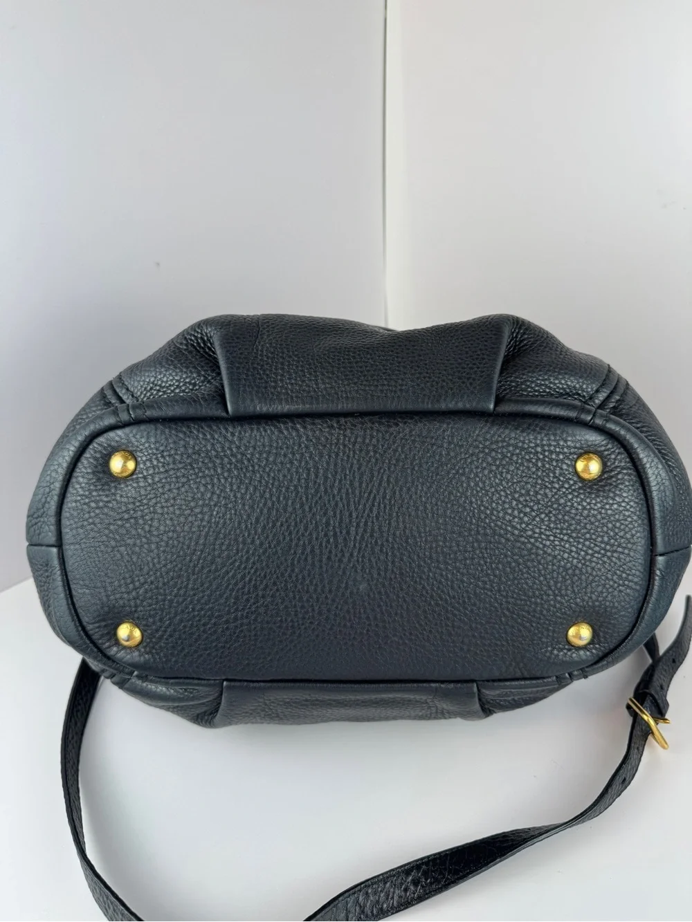 Prada Black Pebbled Leather Tote Bag - Picture 13 of 16